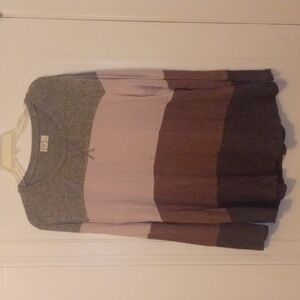 Maurices 24/7 long sleeve colorblock tee XL